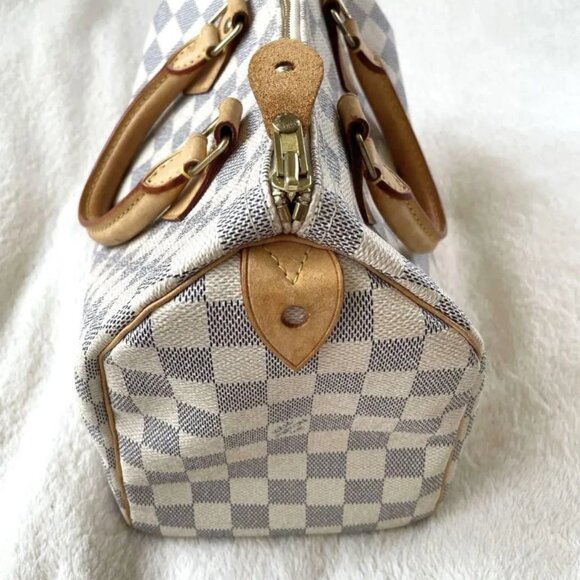 Louis Vuitton Speedy 25 Damier Azur Authentic Pre-Owned - Picture 8 of 12